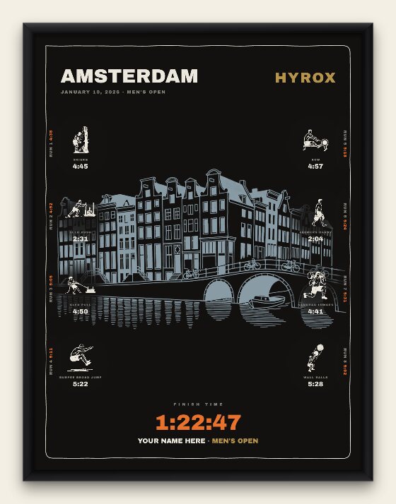 The Noir, Amsterdam men's edition, black frame