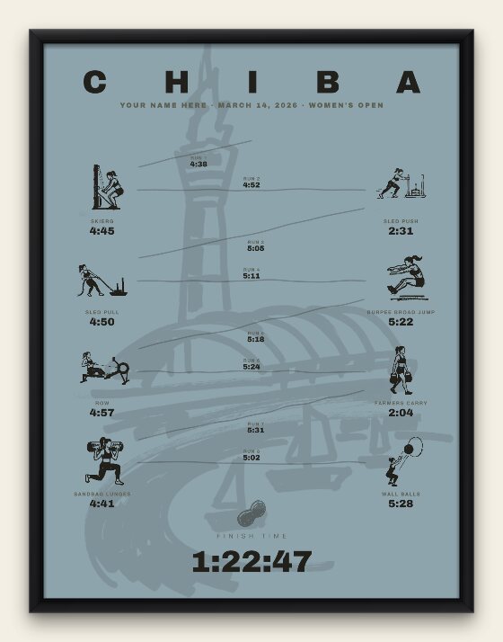 The Ink, Chiba women's edition, black frame