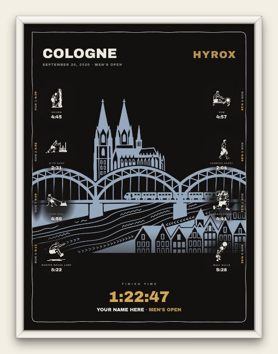 The Noir, Cologne men's edition, white frame