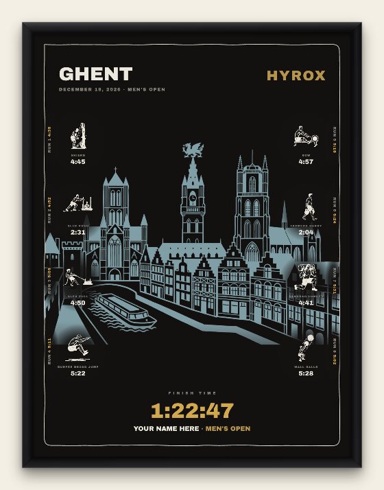 The Noir, Ghent men's edition, black frame