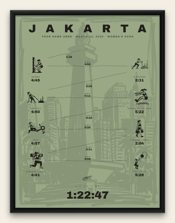 The Ink, Jakarta women's edition, black frame