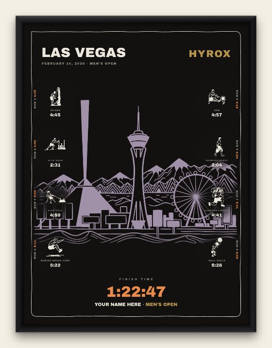 The Noir, Las Vegas men's edition, black frame