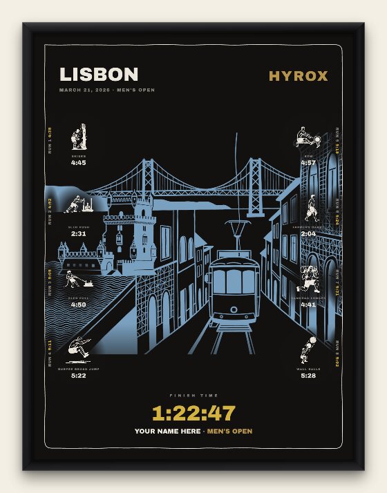 The Noir, Lisbon men's edition, black frame