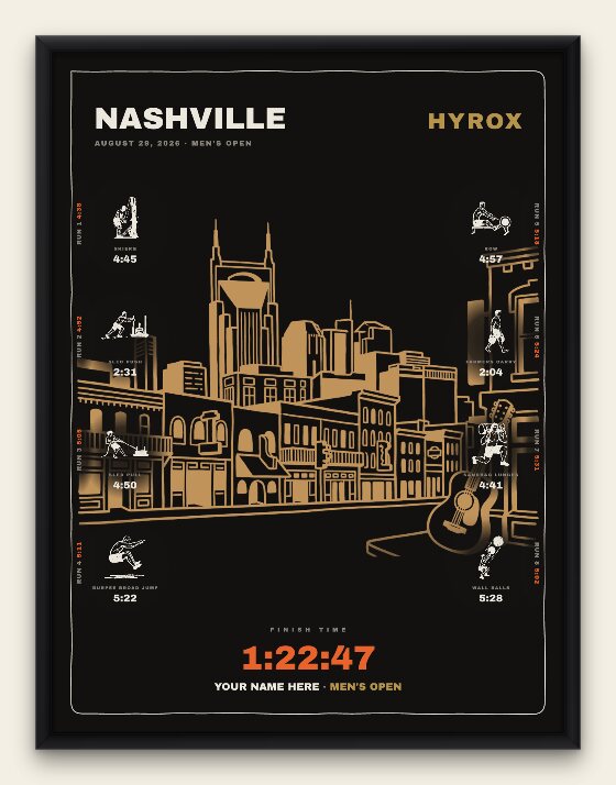 The Noir, Nashville men's edition, black frame