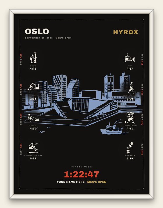 The Noir, Oslo men's edition, white frame