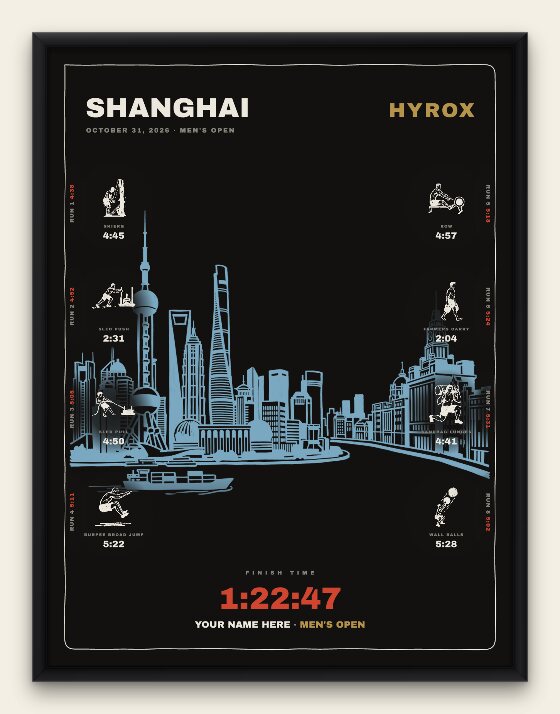 The Noir, Shanghai men's edition, black frame
