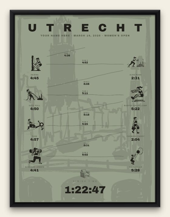 The Ink, Utrecht women's edition, black frame